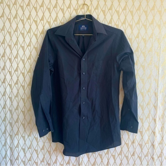 Stafford Tops - Black button down long sleeve​